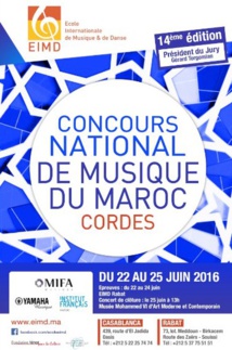 Une compétition très relevée au 14ème Concours national de musique