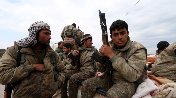 Assaut des milices kurdes contre l'armée syrienne à Hassaka