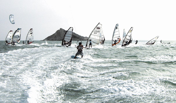 Des kitesurfeurs de tous les continents au Dakhla Downwind