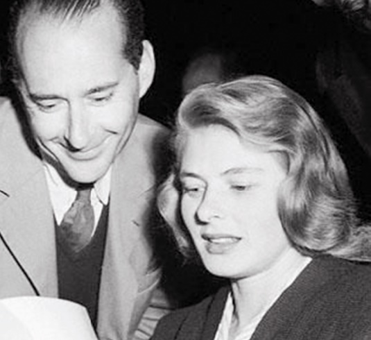 Ingrid Bergman and Roberto Rossellini