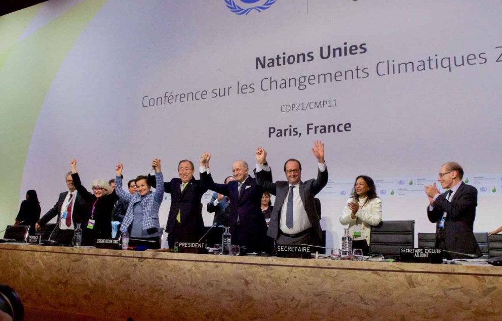 Entrée en vigueur de l’Accord de Paris sur le changement climatique