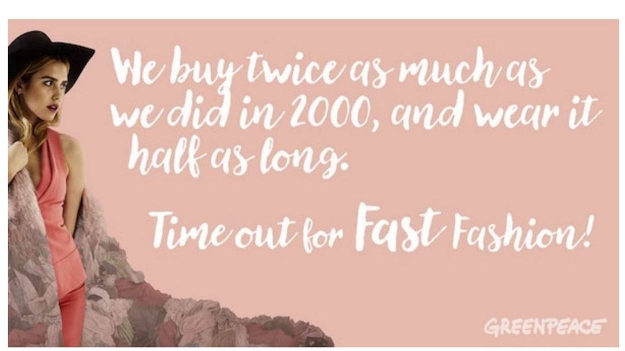 Greenpeace met en garde contre la "fast-fashion"