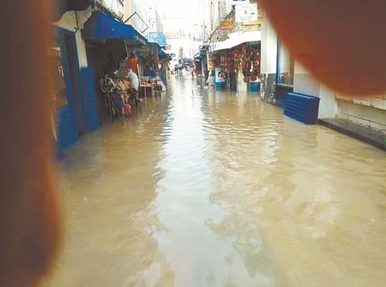 Essaouira sous les eaux :  Les dernières pluies ont provoqué des inondations dans plusieurs quartiers