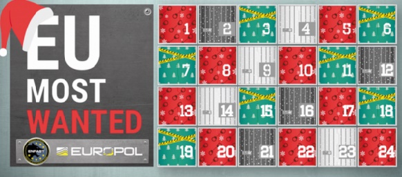 Insolite : Un calendrier pour les criminels recherchés