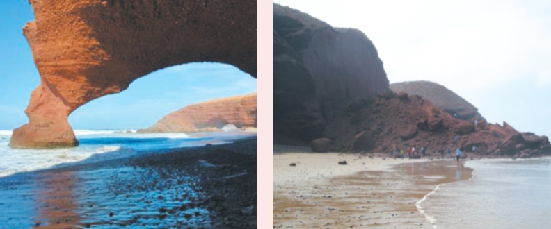 L'arche de Legzira n'est plus L'arche de Legzira n'est plus