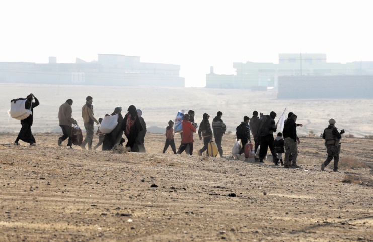 Les civils de l'ouest de Mossoul confrontés à un risque extrême