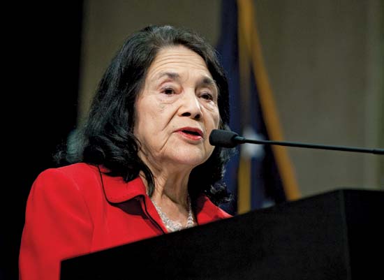 Dolores Huerta, icône militante américaine, veut toute sa place dans l'Histoire
