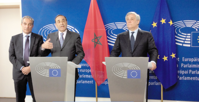 Habib El Malki et Antonio Tajani