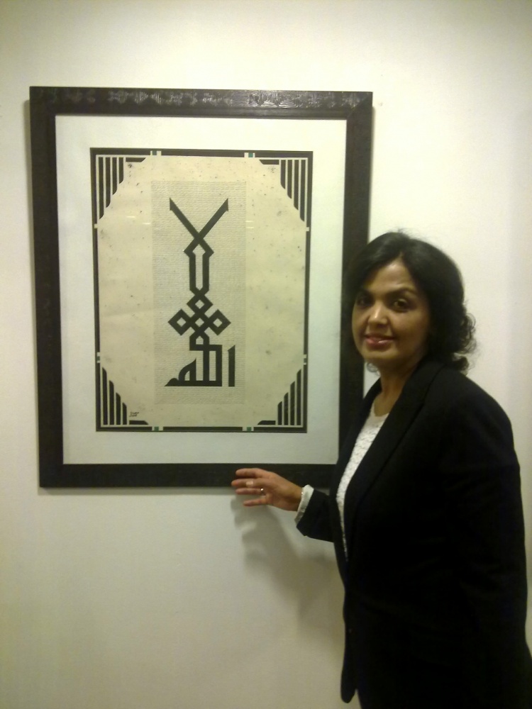 Saida El Kiyale, porte-drapeau de la calligraphie arabe