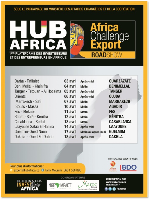 “Africa Challenge Export” à la rencontre des entrepreneurs et primo-exportateurs du Maroc