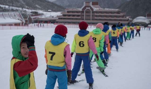 En Corée du Nord, le ski ne fait pas boule de neige