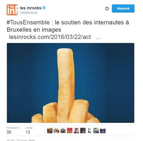 Insolite : La frite emblème d’une campagne nationale de promotion de la Belgique