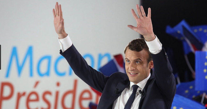 Emmanuel Macron, le plus jeune président de la cinquième République