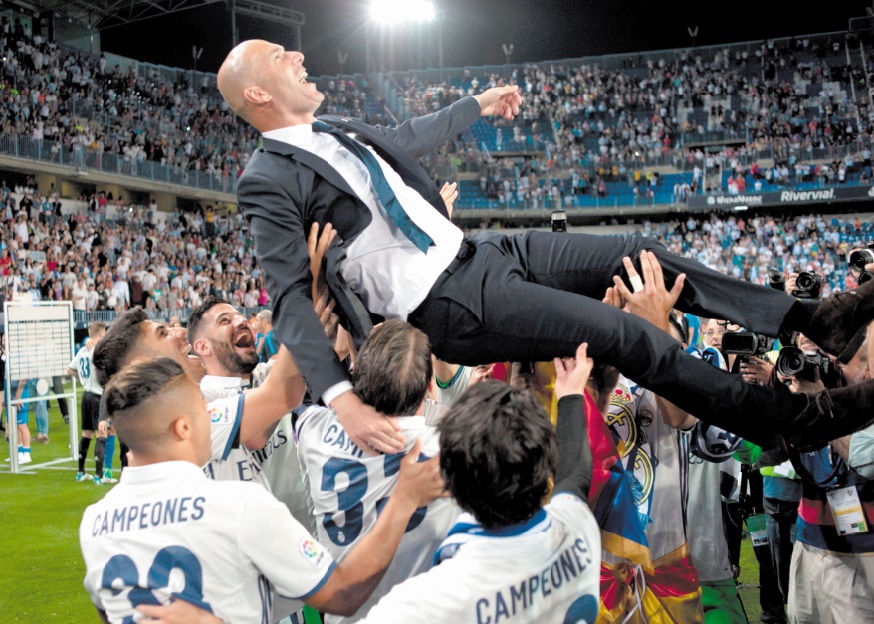 Zidane C'est mon jour le plus heureux professionnellement