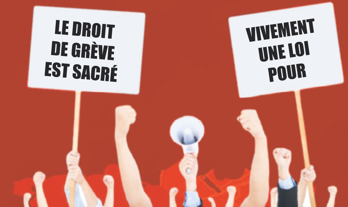 La Loi Organique Sur Le Droit De Greve Remise Sur Les Rails