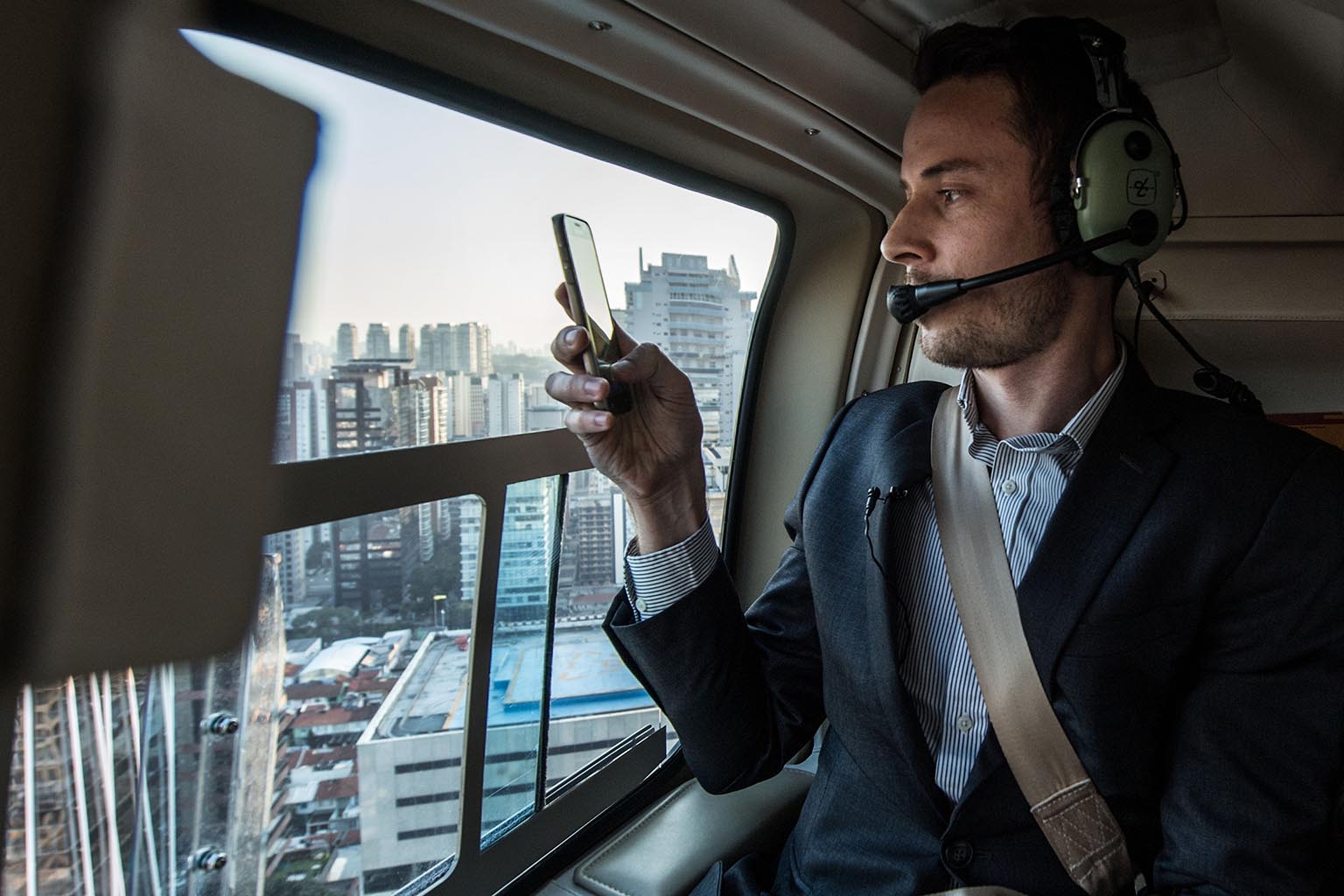 L'hélicoptère, la solution  anti-bouchons à Sao Paulo