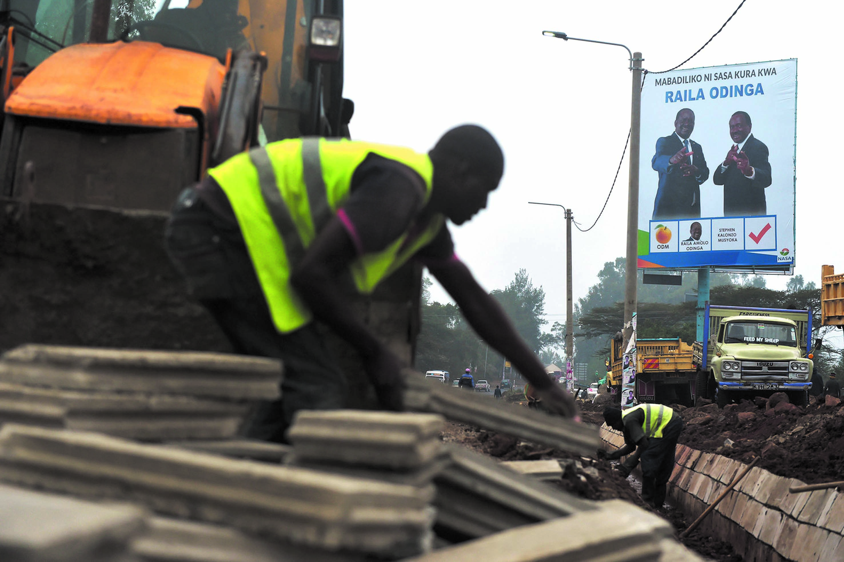 Un Kenya, sous tension, aux urnes mardi Un Kenya, sous tension, aux urnes mardi