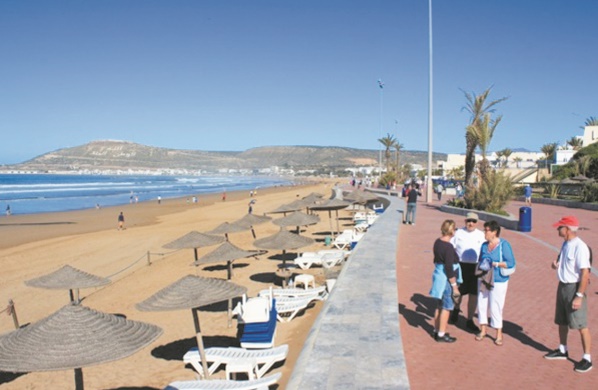 Les arrivées et nuitées touristiques en hausse à Agadir