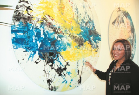 L’artiste peintre Hanae El Ouadghiry expose ‘’La chute des anges’’ à Fès