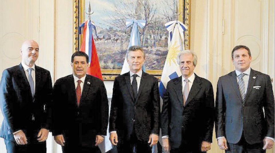 Mondial 2030 : L'Argentine, l'Uruguay et le Paraguay annoncent leur candidature officielle Mondial 2030 : L'Argentine, l'Uruguay et le Paraguay annoncent leur candidature officielle