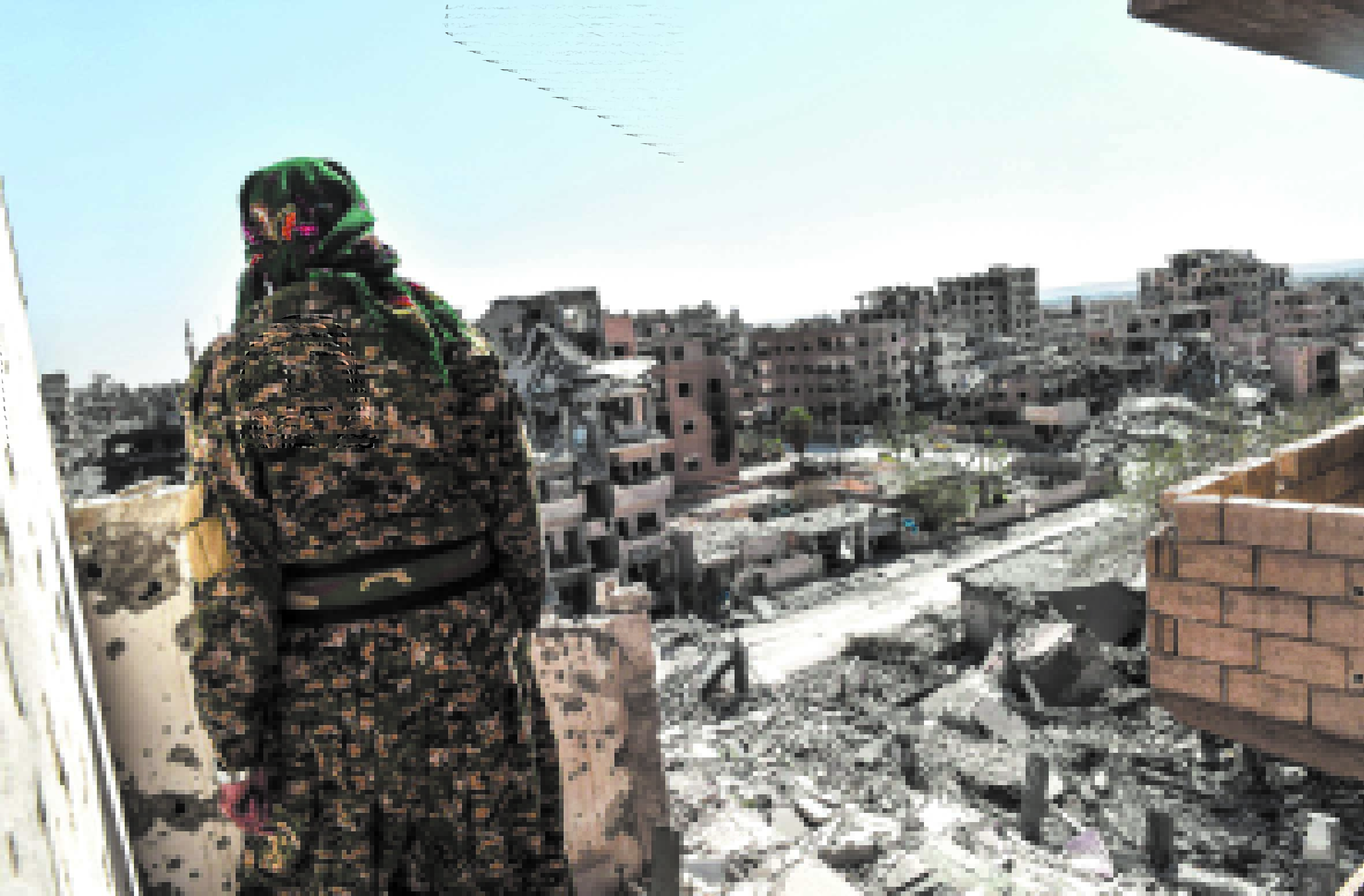 La bataille de Raqa dans sa phase finale