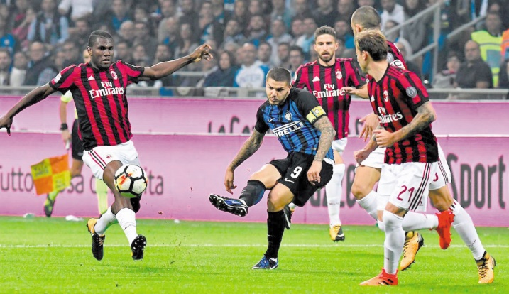 Calcio : L'Inter remporte le derby lombard