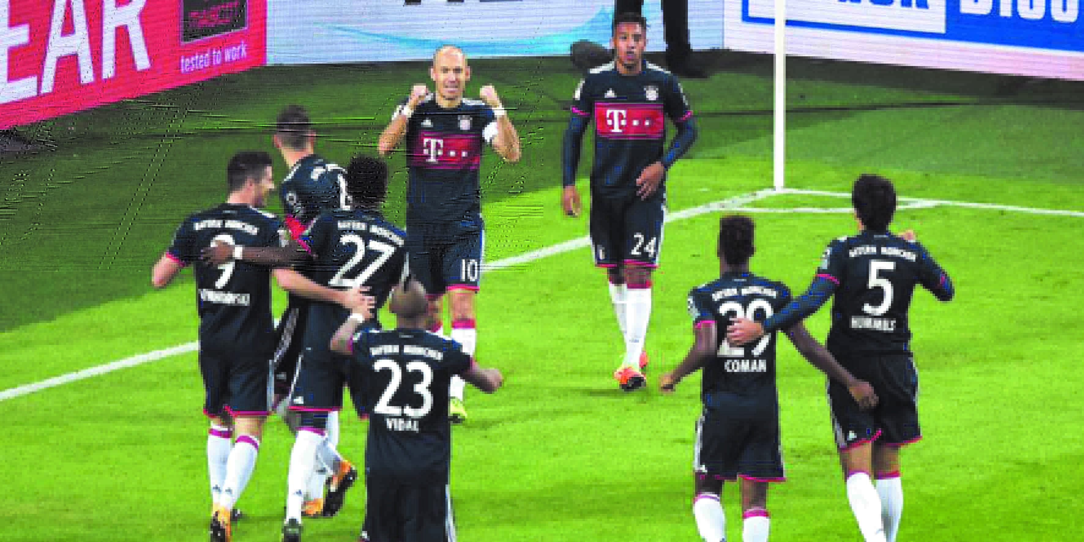 Le Bayern rejoint Dortmund en tête de la Bundesliga