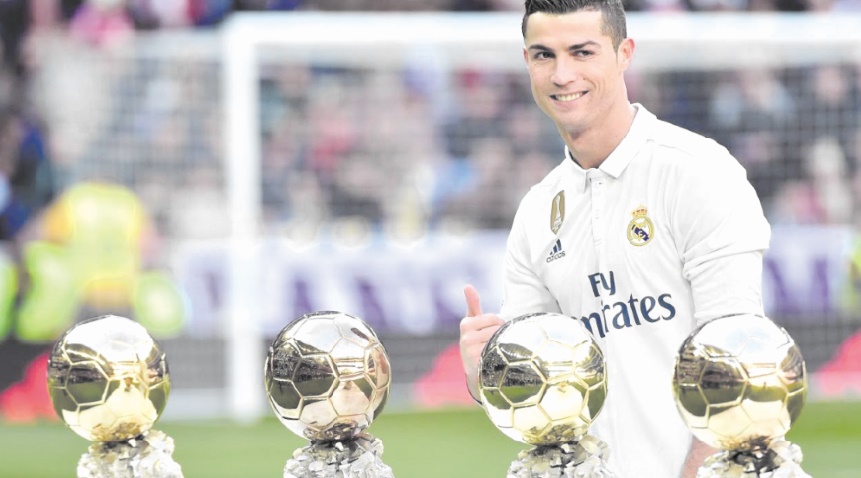 Ballon d'Or 2017 : Cristiano Ronaldo fond sur le record de Messi