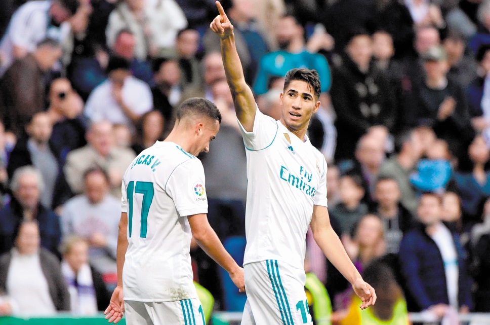 ​Hakimi ouvre son compteur but avec le Real