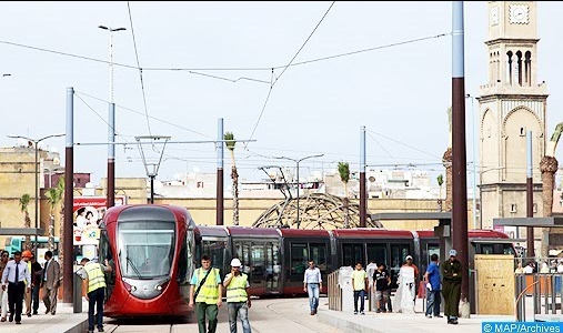 Plus de 157 millions de passagers transportés par le tramway de Casablanca