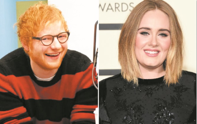 Ed Sheeran et Adèle en compétition pour chanter la B.O du prochain James Bond