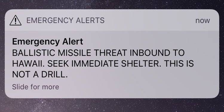 Une fausse alerte au missile balistique sème la confusion à Hawaï