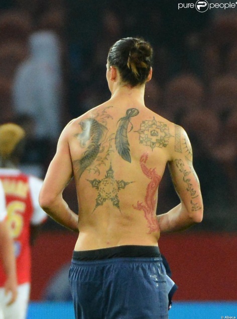 L’impressionnant tatouage de Zlatan Ibrahimovic