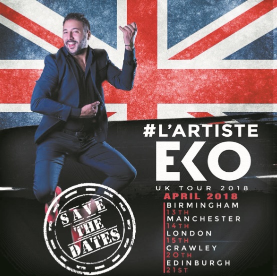 Eko bientôt en spectacle dans plusieurs villes britanniques
