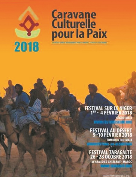 La Caravane culturelle pour la paix de M'Hamid El Ghizlane fait escale à Bamako