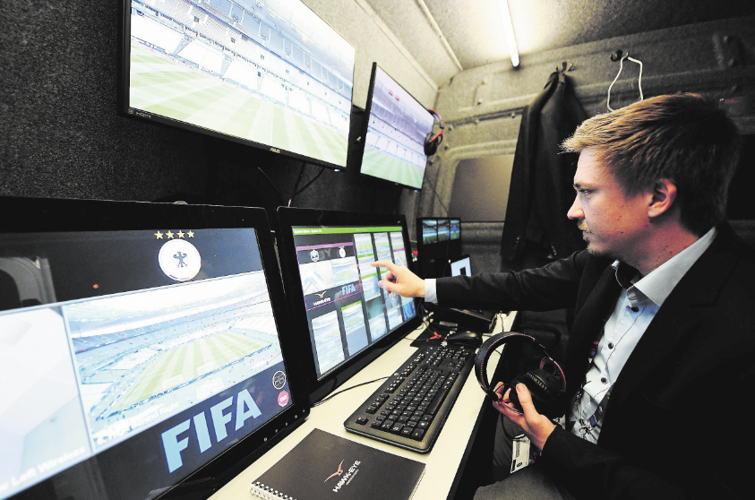 Recours à l’arbitrage vidéo au Mondial russe