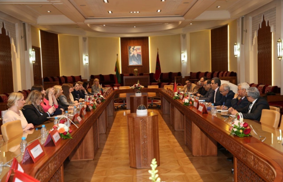 Habib El Malki reçoit une délégation de députées et de femmes d’affaires de Lituanie