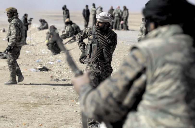 L'offensive des FDS contre l'EI reprend dans l'est de la Syrie L'offensive des FDS contre l'EI reprend dans l'est de la Syrie