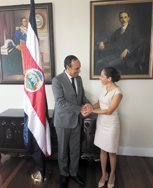 Habib El Malki s’entretient avec la présidente de l'Assemblée législative du Costa Rica Habib El Malki s’entretient avec la présidente de l'Assemblée législative du Costa Rica