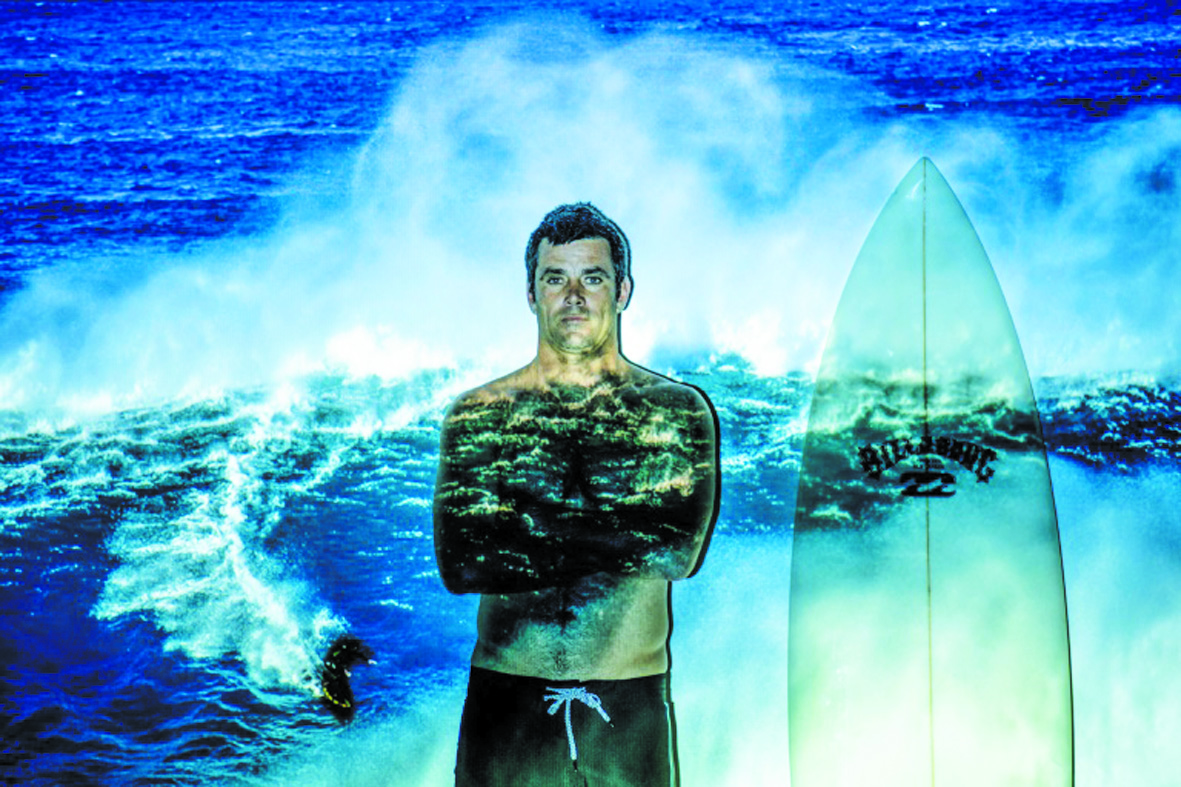Le surfeur Benjamin Sanchis et son monde plus grand que nature