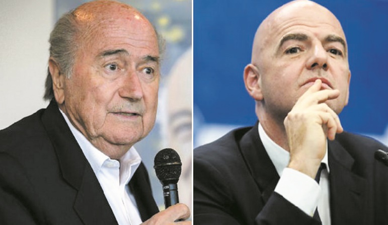Blatter ne voit pas pourquoi il embarrasserait Infantino