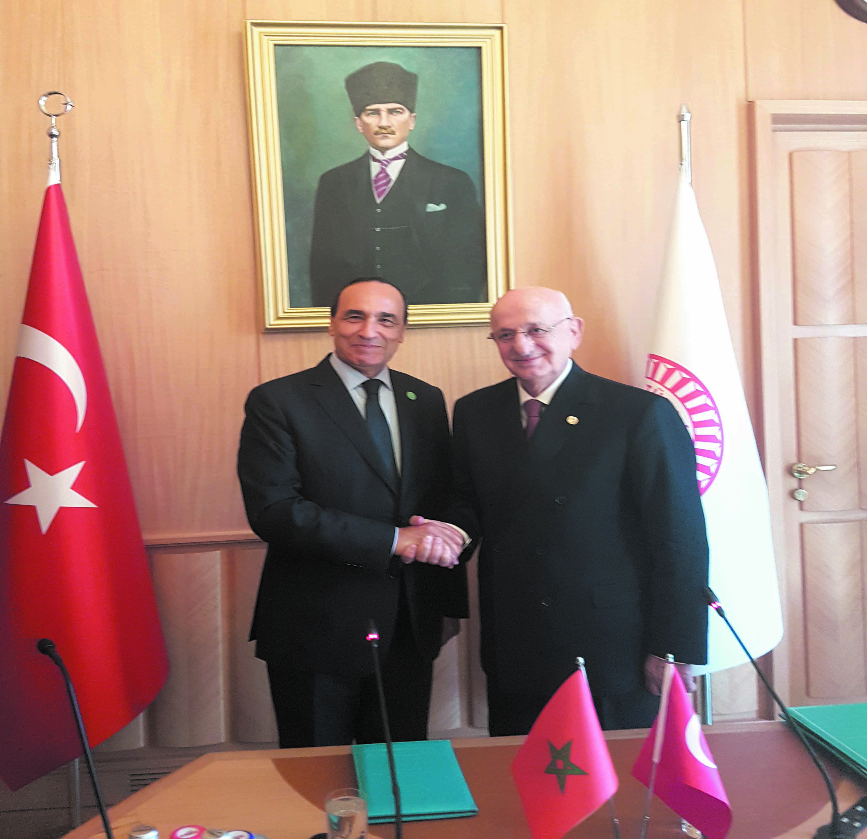 Entretien à Ankara entre le président de la  Chambre des représentants et son homologue turc