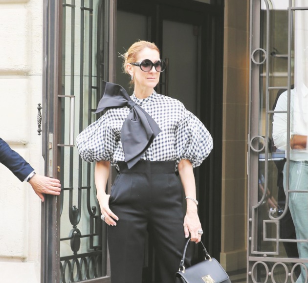 Le look osé de Céline Dion avec des cuissardes en dentelle divise