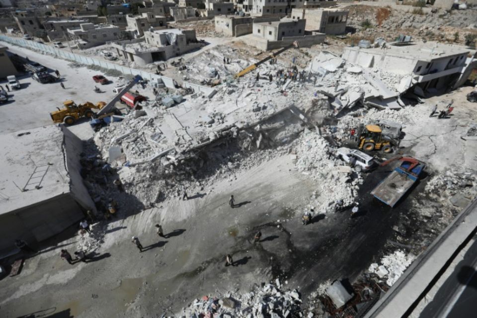 12 civils tués dans l'explosion d'un dépôt d'armes dans la province syrienne d’Idleb