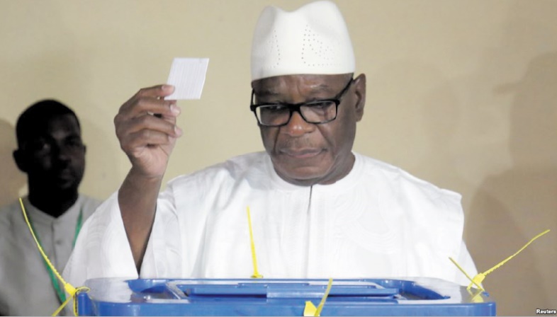 Le président malien Ibrahim Boubacar Keïta réélu pour un second mandat