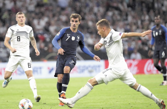 Ligue des nations : Les champions du monde français plient sans rompre en Allemagne