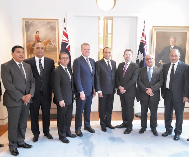 Le président de la Chambre des représentants en visite à Canberra