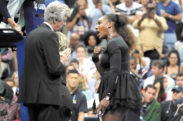 Les sanctions contre Serena, dernier épisode d'un arbitrage qui se fait remarquer