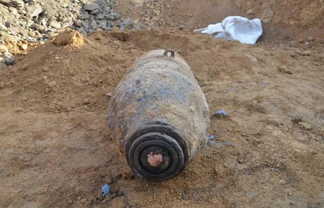 Insolite : Bombe de la Seconde Guerre mondiale