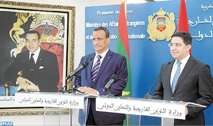 Le chef de la diplomatie marocaine s’entretient avec son homologue mauritanien